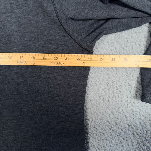 Lululemon 5 Year Basic Long Sleeve Henley Black Gray Size XL - Picture 3 of 7